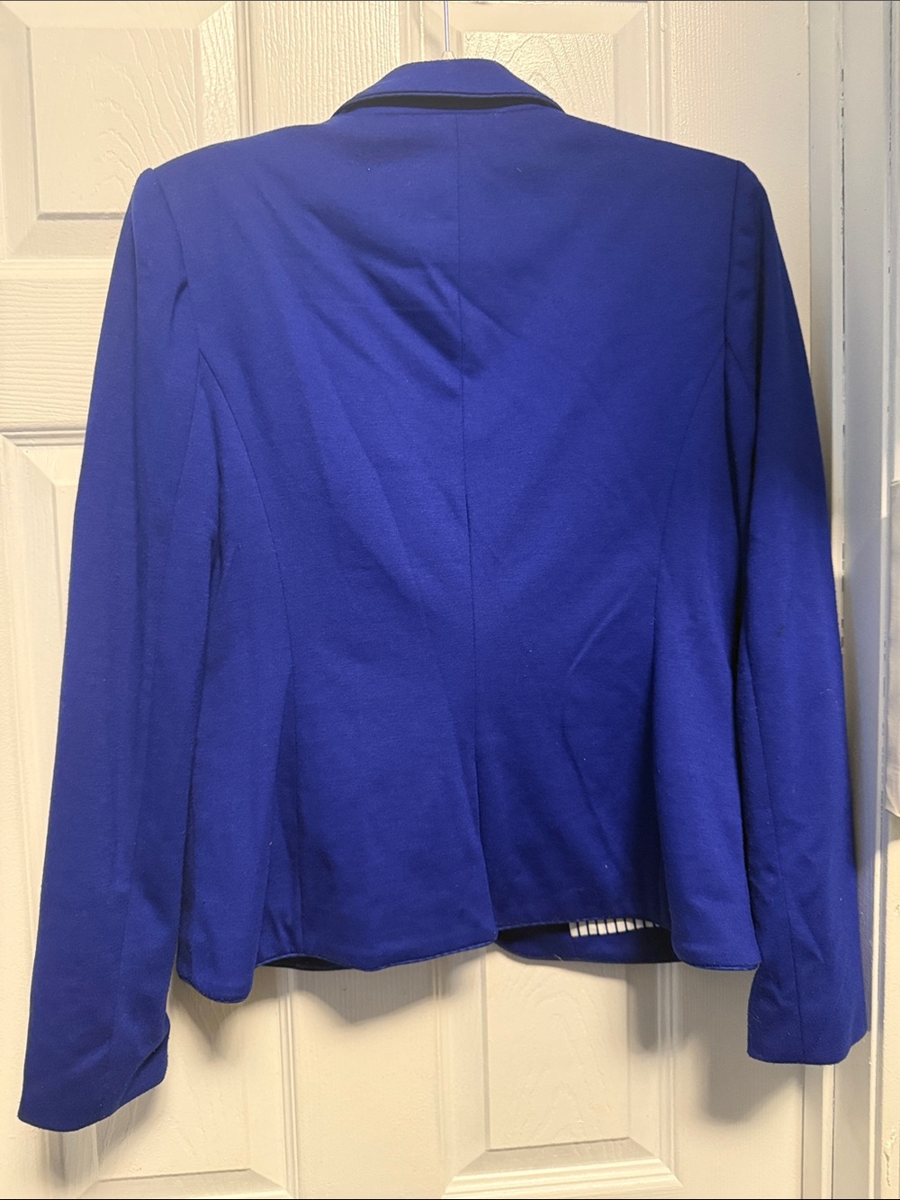 The Limited Royal Blue Blazer with Striped Lining - Picture 4 of 4